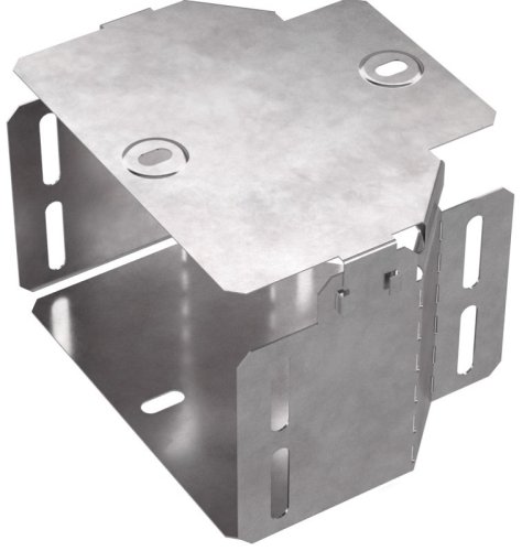 Переходник симметричный для лотка с крышкой Промрукав Стандарт 150х100х100 фото Переходник симметричный для лотка с крышкой Промрукав Стандарт 150х100х100 картинка